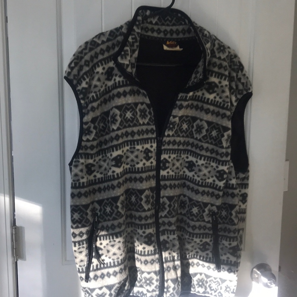 REI vintage fleece vest